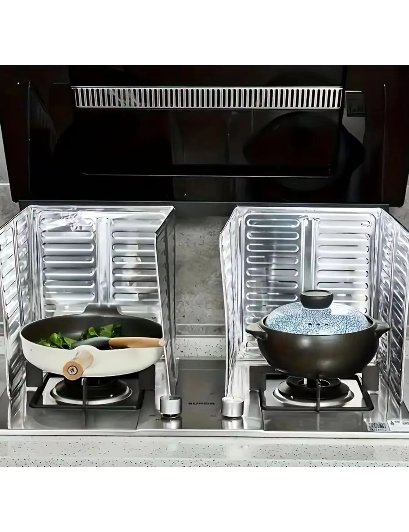 Commercial Kitchen Burner - 3 piezas de protector de aceite