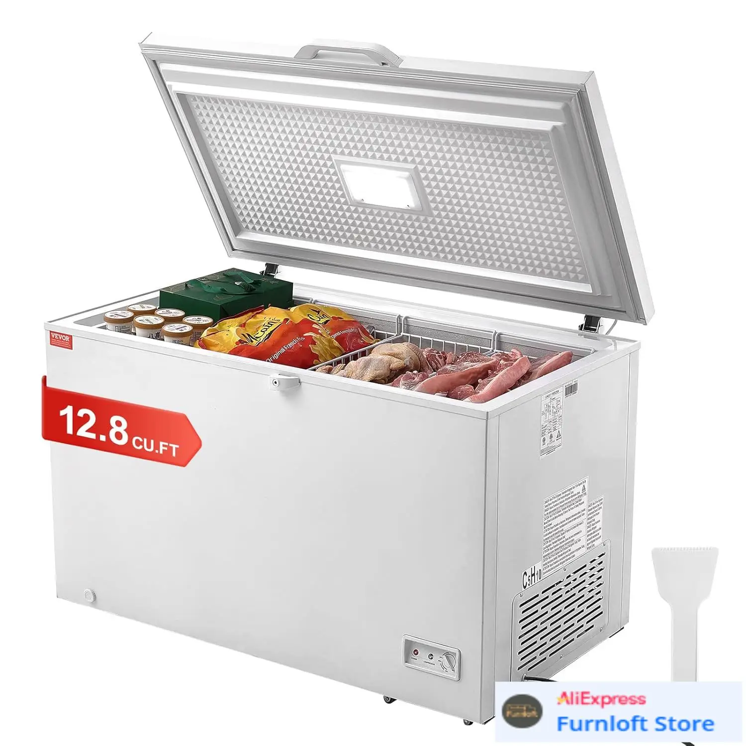 Commercial Chest Freezer - Congelador Horizontal, 12.8 Pies Cúbicos /