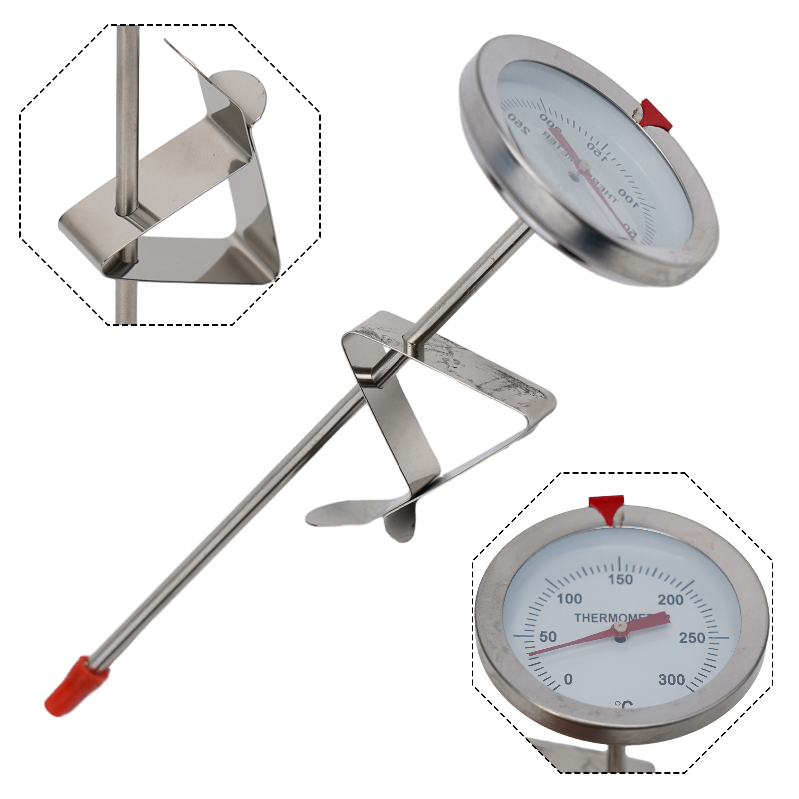 Commercial Kitchen Equipment List - Termómetro de sonda de acero inoxidable,