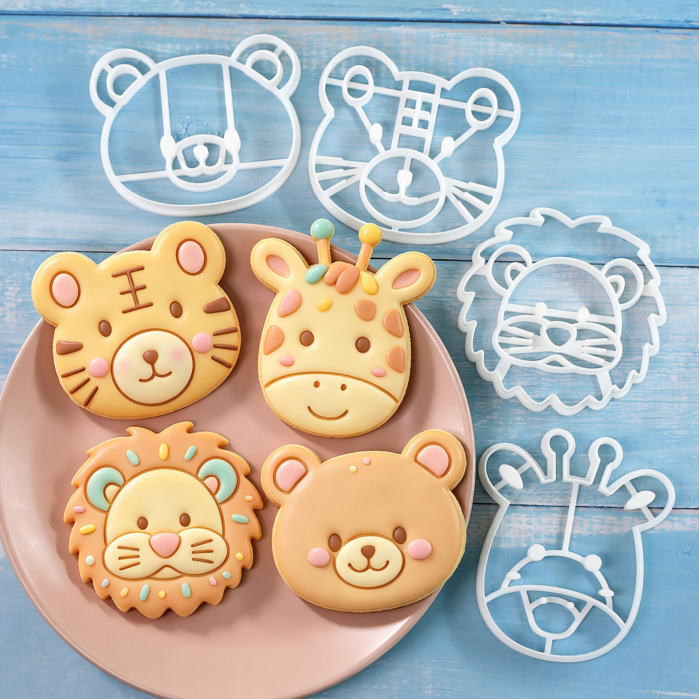 Commercial Kitchen Equipment List - Juego de 4 Cortadores de Galletas