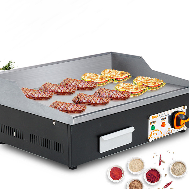 Commercial Kitchen Grill - Parrilla Teppanyaki comercial, sartén eléctrica de