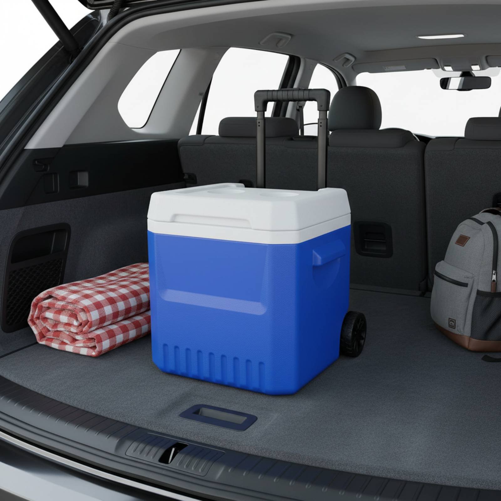 Commercial Chest Freezer - Nevera Portátil con Ruedas, Aislamiento de
