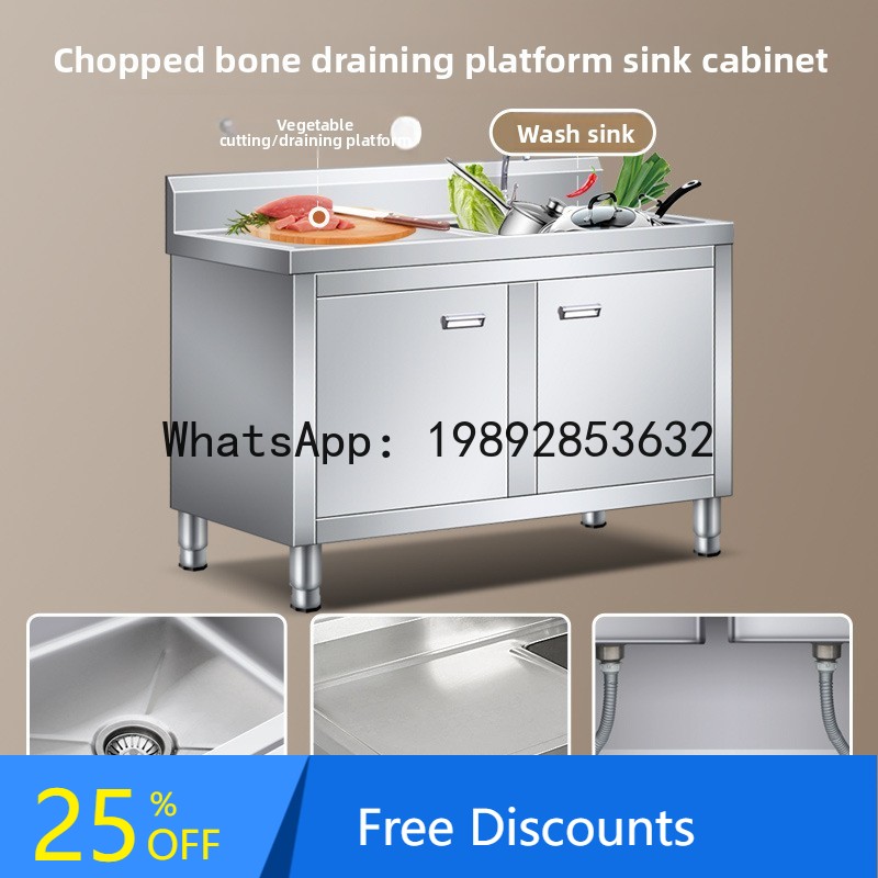 Commercial Kitchen Double Sink - CZ-fregadero minimalista moderno de acero inoxidable
