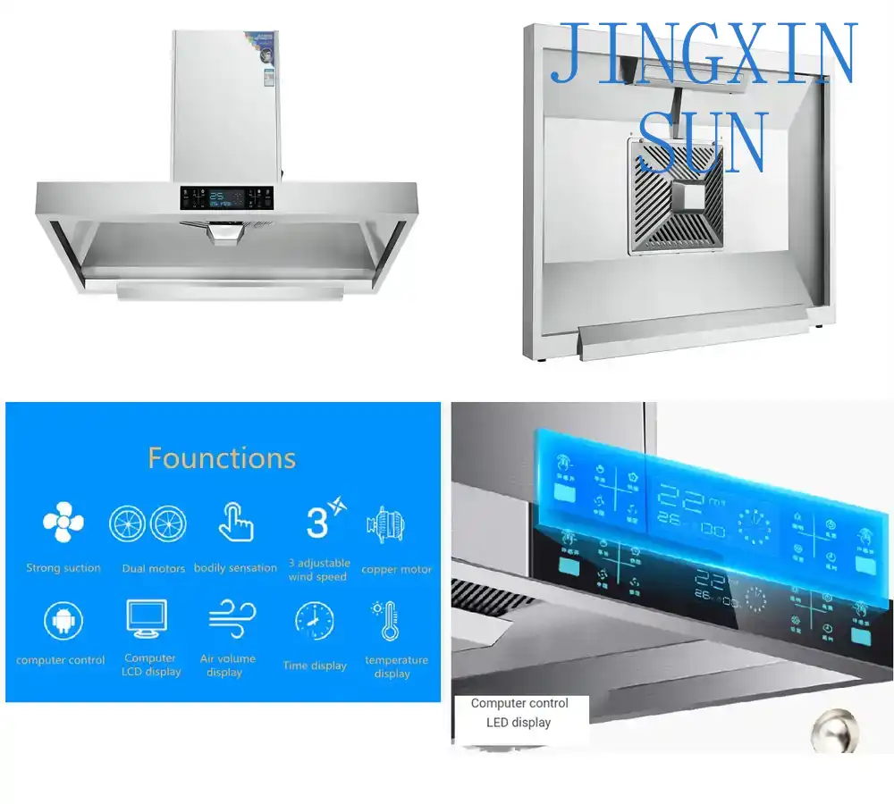 Commercial Kitchen Chimney - Campana Extractora Comercial de Acero Inoxidable