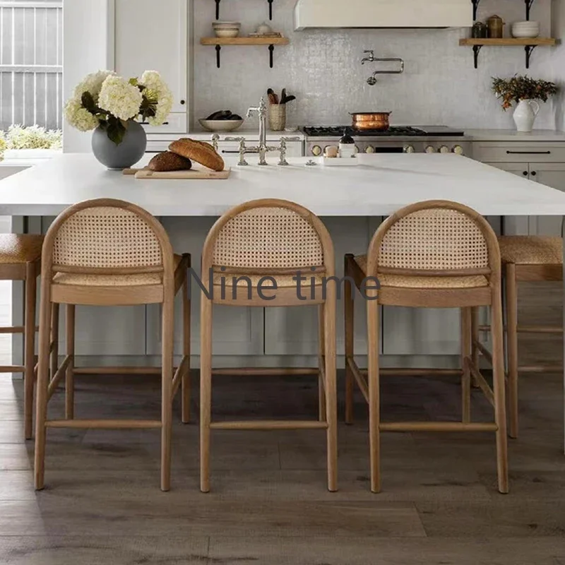 Commercial Kitchen And Bar - Silla de Bar de Madera Maciza