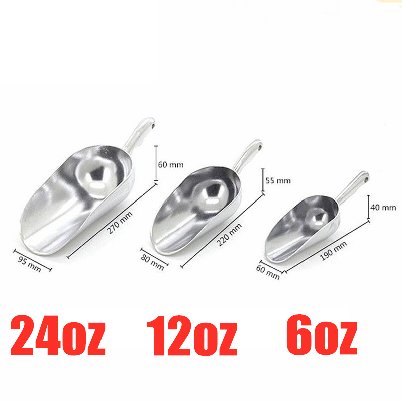 Cuchara de hielo de aluminio d - Commercial Kitchen And Bar reseña y precio