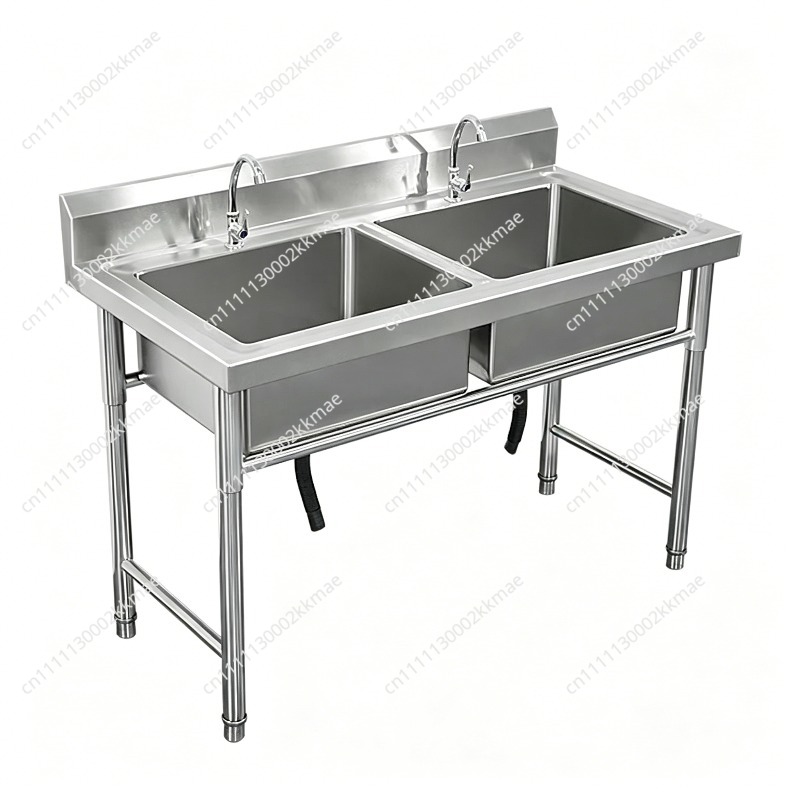 Fregadero Comercial de Acero I - Commercial Kitchen Double Sink reseña y precio