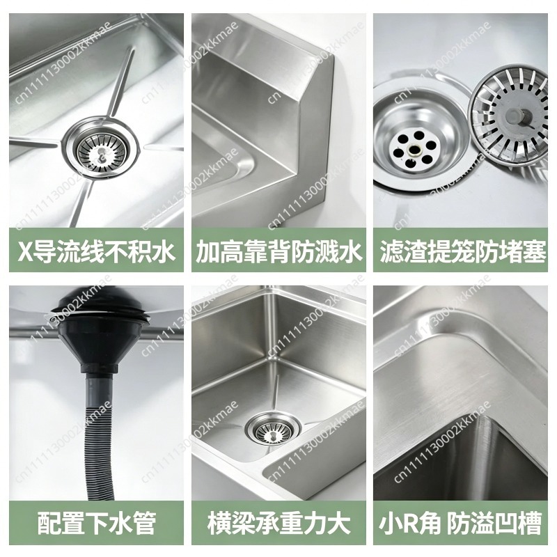 Fregadero Comercial de Acero I - Commercial Kitchen Double Sink reseña y precio