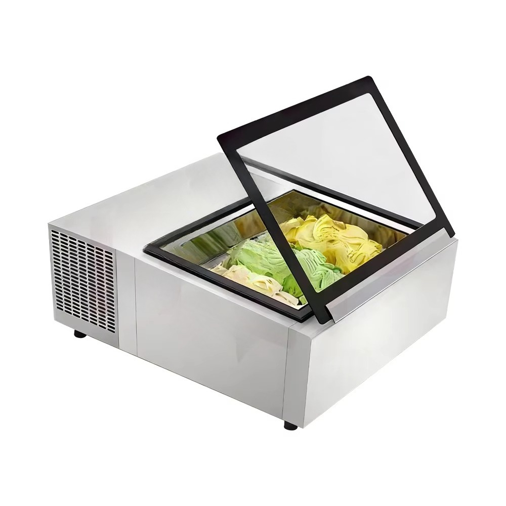 Mini congelador horizontal con - Commercial Chest Freezer reseña y precio