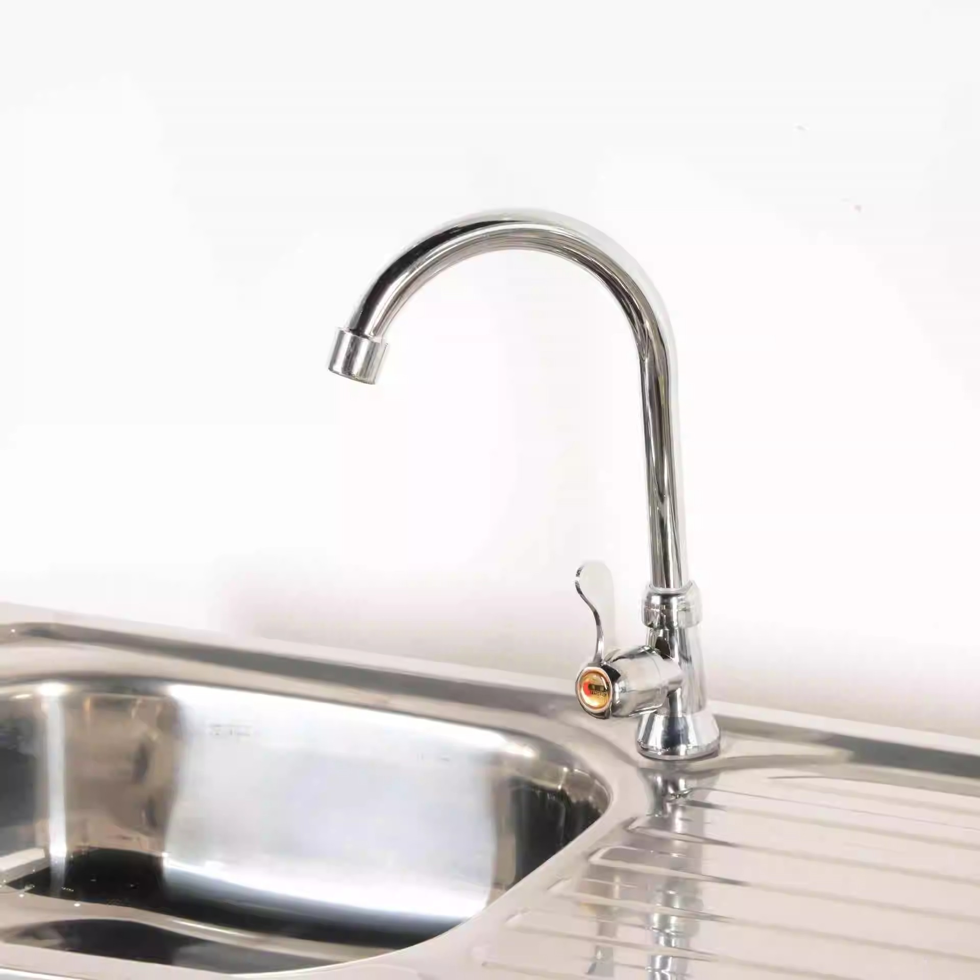 Fregadero doble de acero inoxi - Commercial Kitchen Double Sink reseña y precio