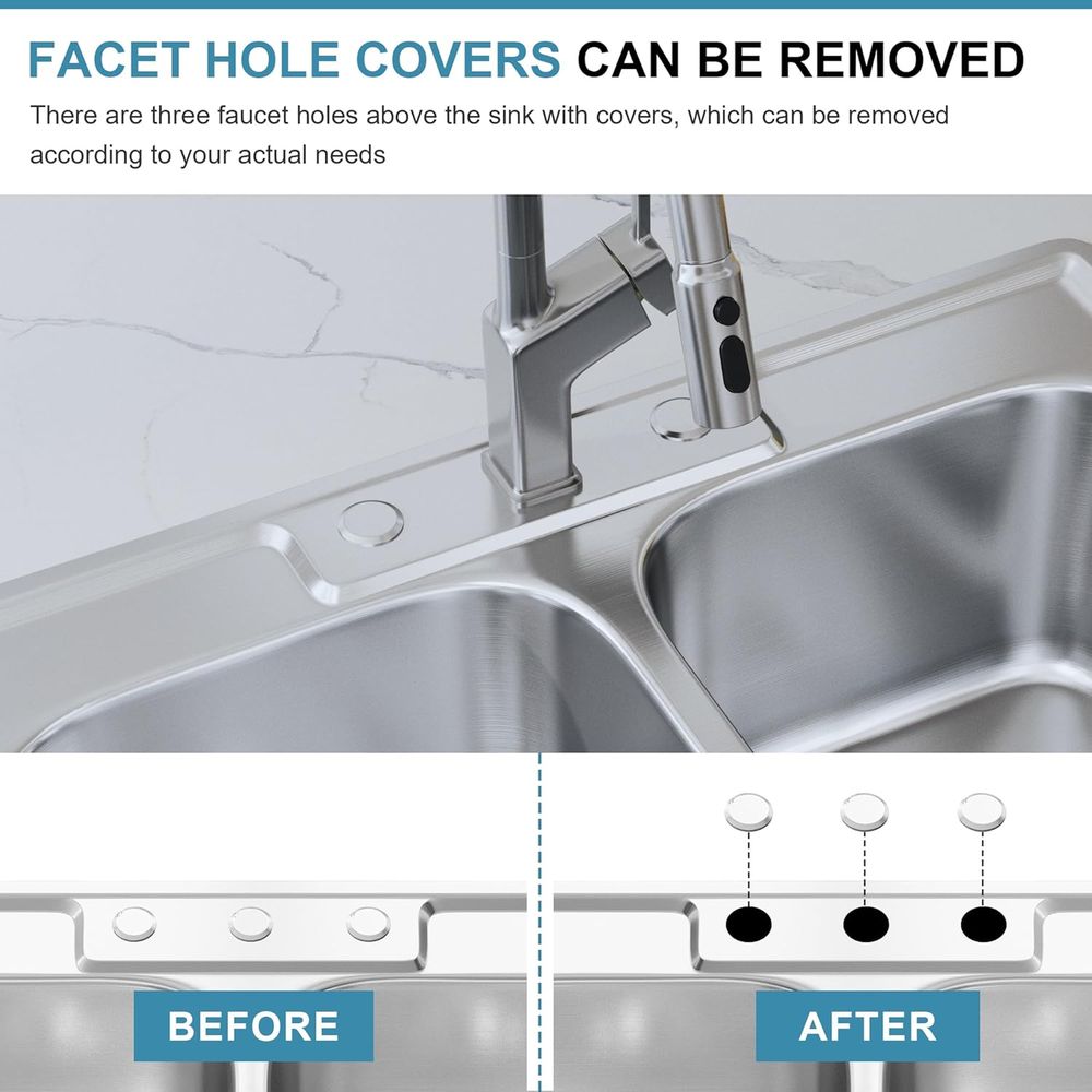 Fregadero Doble de Cocina de A - Commercial Kitchen Double Sink reseña y precio