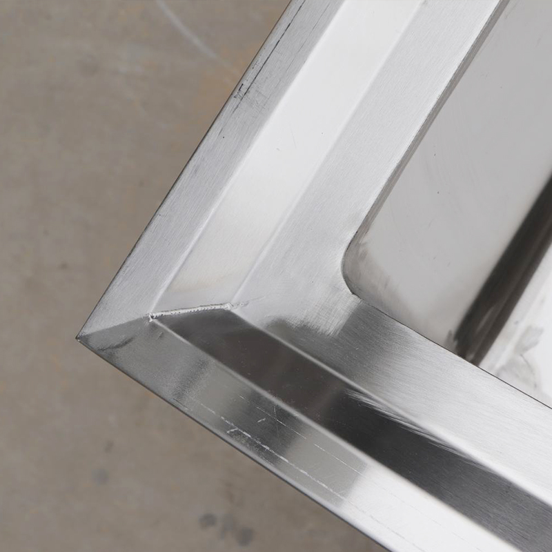 Mesa de Trabajo de Acero Inoxi - Commercial Kitchen Double Sink reseña y precio