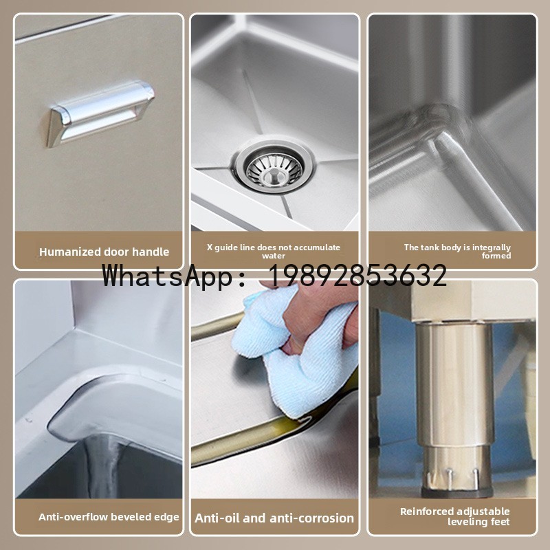 CZ-fregadero minimalista moder - Commercial Kitchen Double Sink reseña y precio