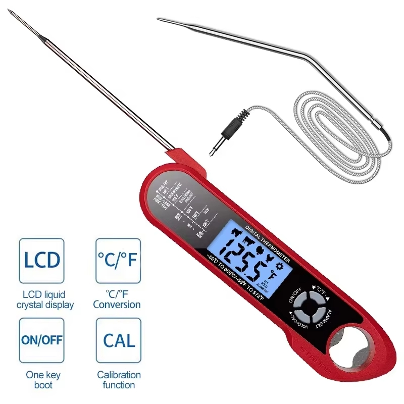 Termómetro para carne con dobl - Commercial Kitchen Equipment List reseña y precio