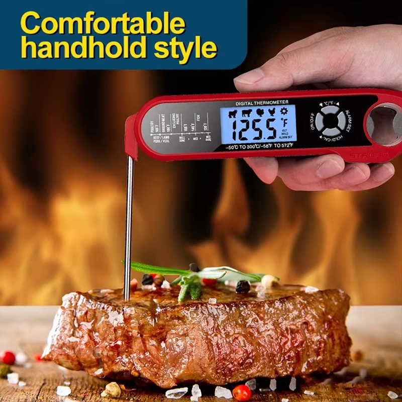 Termómetro para carne con dobl - Commercial Kitchen Equipment List reseña y precio