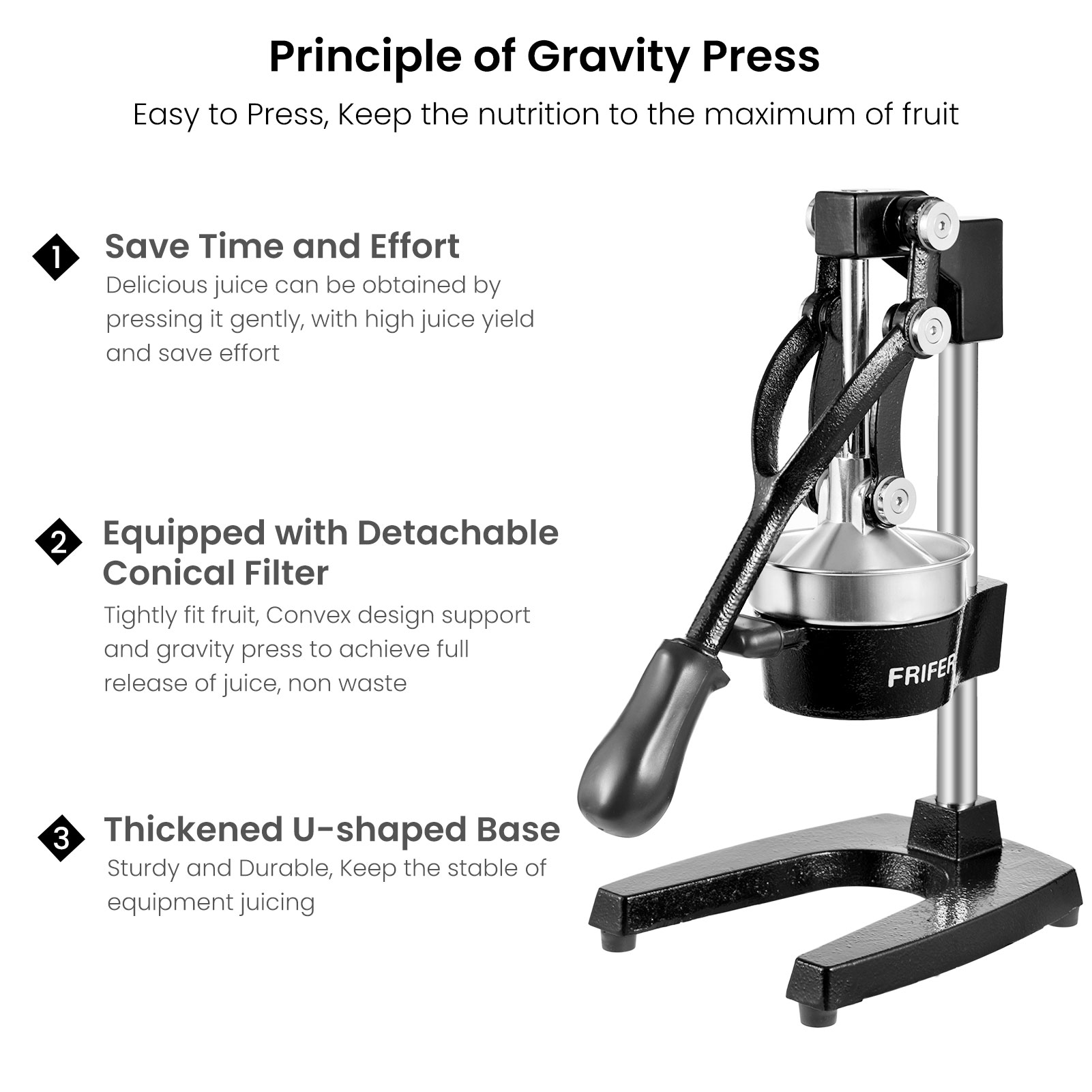 Exprimidor manual de cítricos  - Commercial Kitchen And Bar reseña y precio