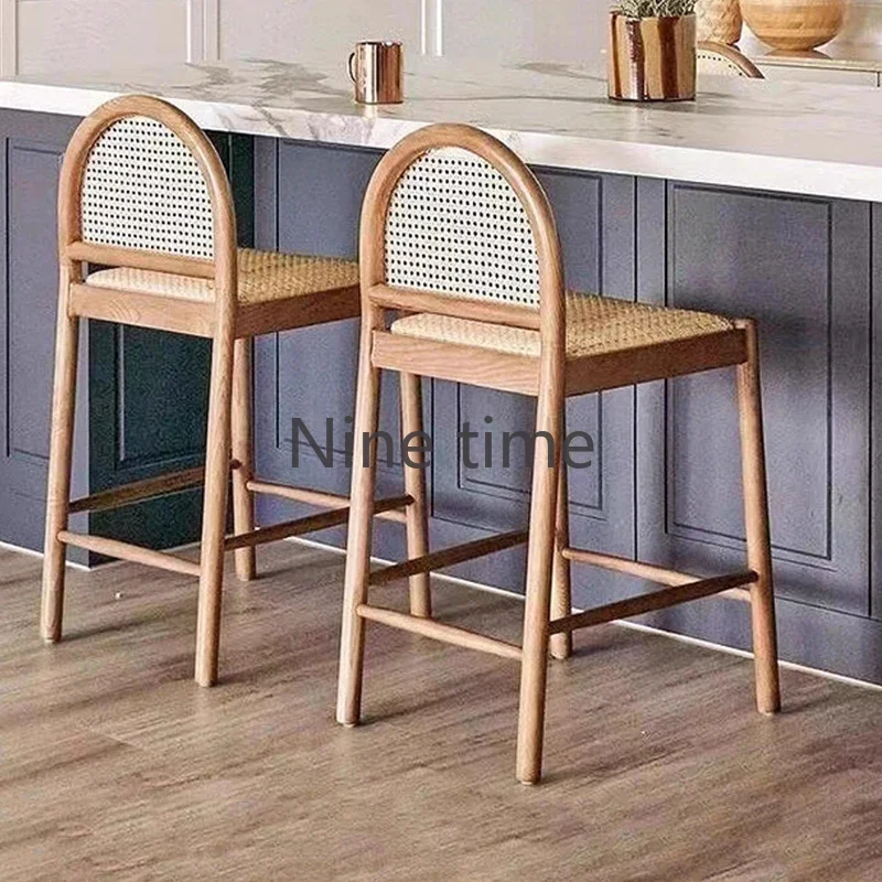 Silla de Bar de Madera Maciza  - Commercial Kitchen And Bar reseña y precio